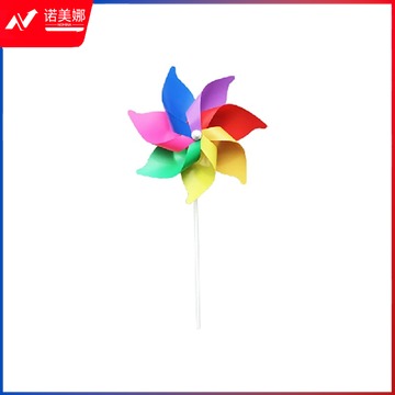 六一儿童节礼物旋转七彩小风车玩具悬挂幼儿园风车大型户外圆风车