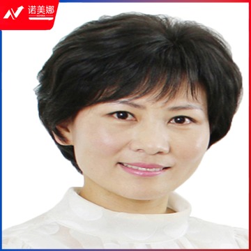 假发女短发真发中老年妈妈短卷发蓬松透气全真人发光头专用全头套