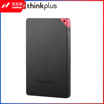 联想ThinkPlus 移动固态硬盘 USB3.1高速PSSD移动硬盘小巧便携 US100黑色 512G