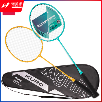 安格耐特（Agnite）FH100铁分体羽毛球拍(2支/付)(绿+黄)(付)