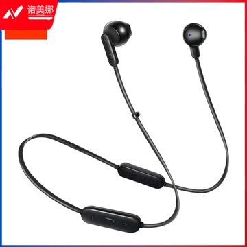 JBL TUNE215BT 无线蓝牙耳机 半入耳式运动耳麦 5.0高效传输 Type-C极速充电 超长续航 苹果安卓耳机 曜石黑