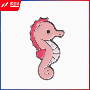 海洋动物胸针ins潮 个性书包徽章别针配饰可爱日系创意胸章勋章XZ4612海马