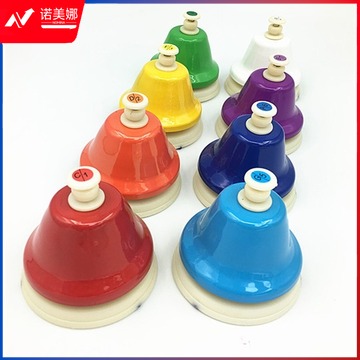 老鼠按钟地鼠钟奥尔夫打击乐器胖鼠钟八音课铃音感钟八音按钟教具