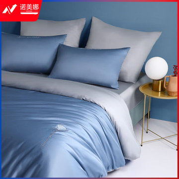 水星家纺床上长绒棉四件套纯棉被套床单四件套床上用品全棉被罩1.8乔伊斯