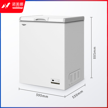 澳柯玛 （AUCMA） 100升小冷柜 商用风冷无霜母乳冰柜 冷藏冷冻转换卧式顶开门冰箱 BC/BD-100WHNE