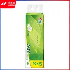 心相印 BT2812 茶语系列 卫生纸 卷纸 原生木浆四层 135g*12卷/提 5提/箱（3箱起售，偏远区域下单请电话咨询）