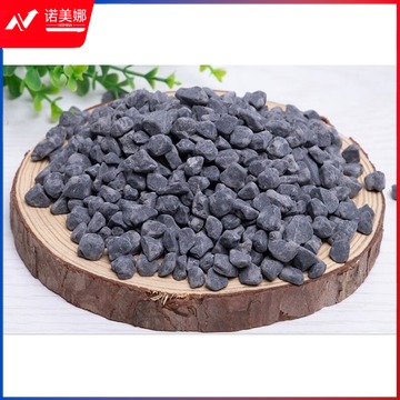 图形品牌 园林枯山水造景砾石100斤天然小石头 黑水洗石6-9MM打磨