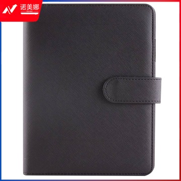 得力 3151 A5 高级仿皮活页记事本 100页(黑色)(单位 本)