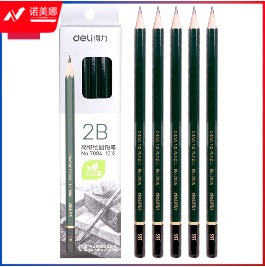 得力 7084 2B铅笔 绘图 12支/盒