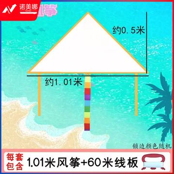 绘画风筝DIY儿童绘画创意风筝80厘米 +60米线（可选带颜料款）