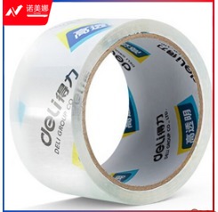 得力透明胶带大号宽胶带打包封箱带封口胶布大卷胶带单卷 宽4.8CM透明胶带30201