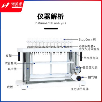 力辰科技 LC-SPE-24FQ 固相萃取仪12位固相萃取装置微装置样品分离净化回收富集   （SPE）小柱 （SPE）小柱 （SPE）