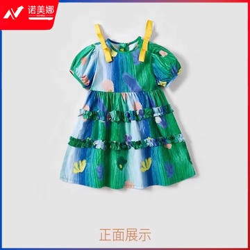 衣诺坊 棉质女宝连衣裙 单条装 裙长70cm