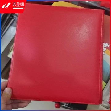 A4 朗诵夹 红色 皮革