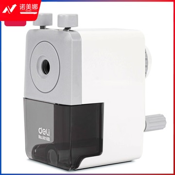 得力 0616B手摇铅笔刀卷笔刀笔刨铅笔器学生削笔机正品削笔器 得力0616B手摇卷笔刀