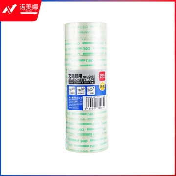 得力（deli） 30065 透明胶带 18mm30y（8卷/筒）