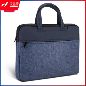 得力63755公文包文件袋280*380*40mm(蓝色)牛津布材质