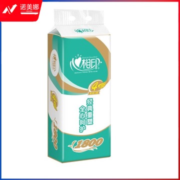心相印卫生纸 柔肤系列3层180g*10粒卷纸