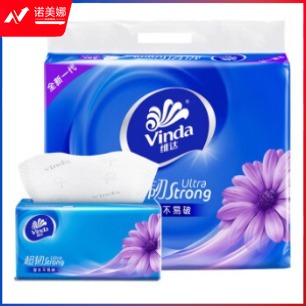维达抽纸4层90抽 8包/提