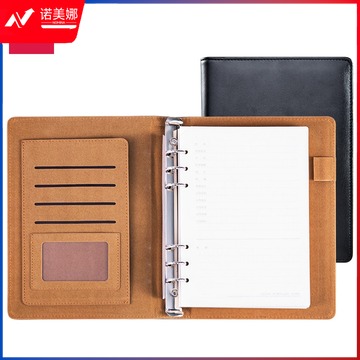 得力(deli)25K100张活页笔记本子文具 黑33052