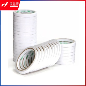得力(deli)30400高粘性棉纸双面胶带 9mm*10y(9.1m/卷) 32卷袋装 办公用品