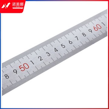 得力8460钢直尺1m(本色)(只)教具 直尺